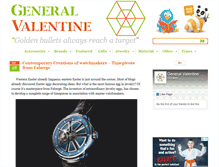 Tablet Screenshot of generalvalentine.com